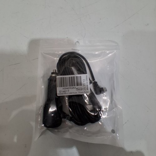 MICRO USB CAR CHARGER 12W LIGHTNING CABLE - 3FT - BLACK image 2