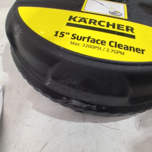 KARCHER 15" HARD SURFACE CLEANER FOR GAS POWER PRESSURE WASHERS, 3200 PSI RATING image 3