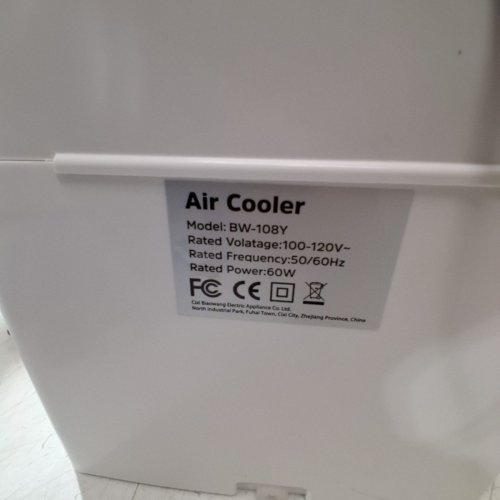3-IN-1 EVAPORATIVE AIR COOLER WITH 4 MODES AND 3 SPEEDS - 8L - WHITE (MODEL: BW-108Y) image 7