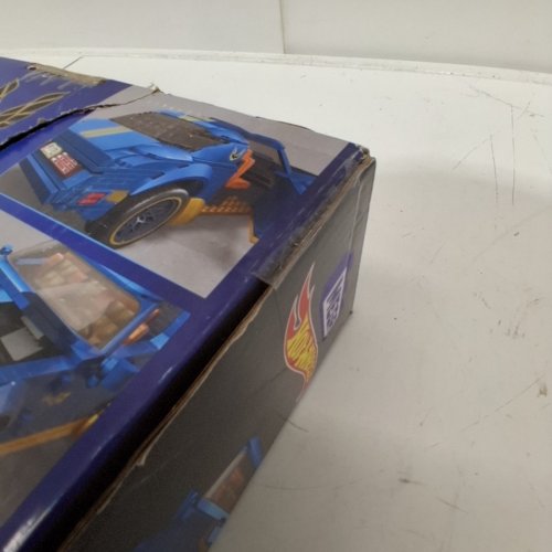 843PC MEGA HOT WHEELS 1977 PONTIAC FIREBIRD BUILDING SET - BLUE (MODEL:2442085) image 3