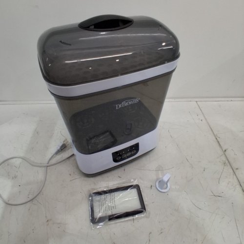 DR.BROWNS ALL-IN-ONE CLEAN STEAM BABY BOTTLE & PACIFIER STERILIZER & DRYER - GREY (MODEL: AC177) image 6