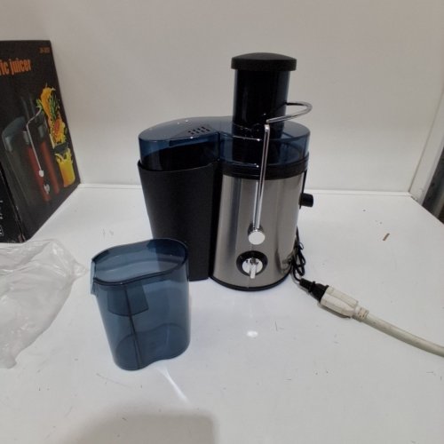 ELECTRIC JUICER MACHINE FOR FRUIT AND VEGETABLES - BLACK (MODEL: JH-3028) image 3