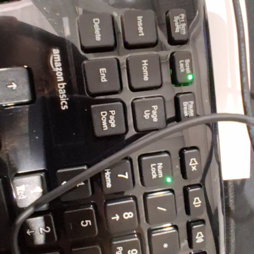 AMAZON BASICS MOUSE & KEYBOARD BUNDLE WIRED - BLACK (MODEL: B00B7GV802 image 4