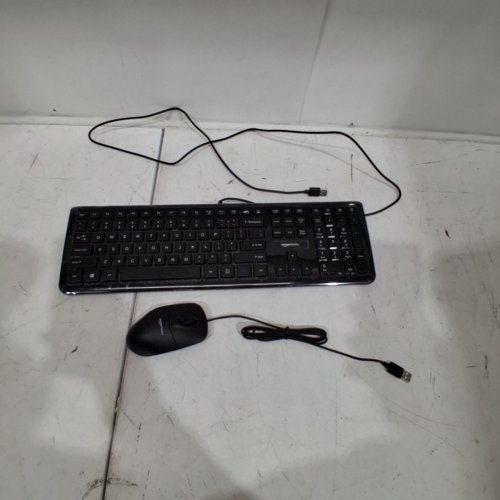 AMAZON BASICS MOUSE & KEYBOARD BUNDLE WIRED - BLACK (MODEL: B00B7GV802 image 7