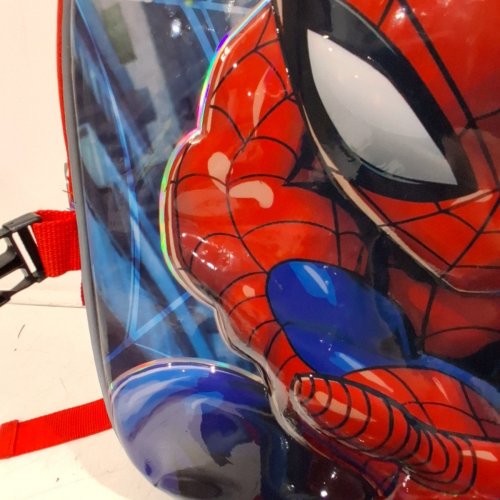 2PC KIDS SPIDER-MAN BACKPACK AND LUNCH BAG SET - BLUE AND RED image 3