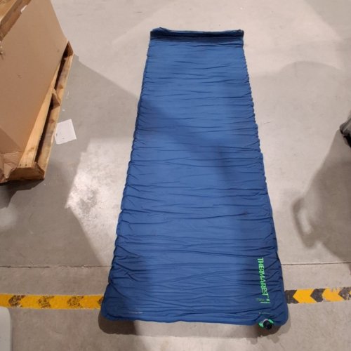 THERM-A-REST BASECAMP SELF INFLATING SLEEPING PAD - LARGE; 25" X 77" - POSEIDON BLUE image 2