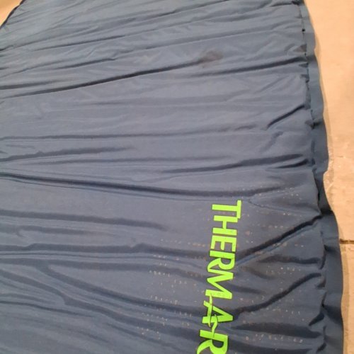 THERM-A-REST BASECAMP SELF INFLATING SLEEPING PAD - LARGE; 25" X 77" - POSEIDON BLUE image 3
