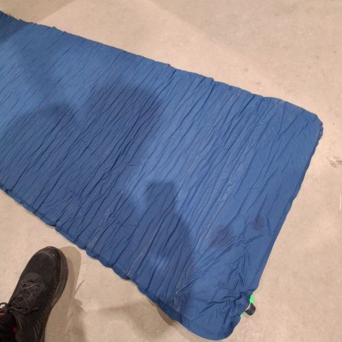 THERM-A-REST BASECAMP SELF INFLATING SLEEPING PAD - LARGE; 25" X 77" - POSEIDON BLUE image 5