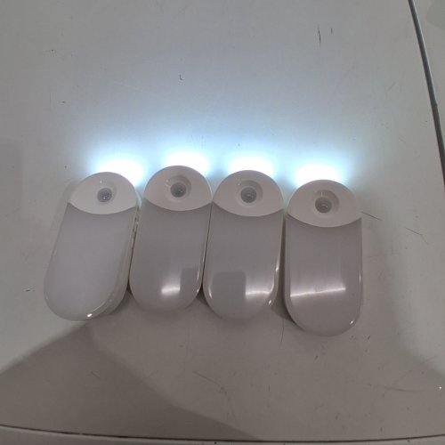 4PK CAMELION LED RECHARGEABLE MOTION SENSING POWER FAILURE NIGHT LIGHT - WHITE (MODEL: M-111) image 2