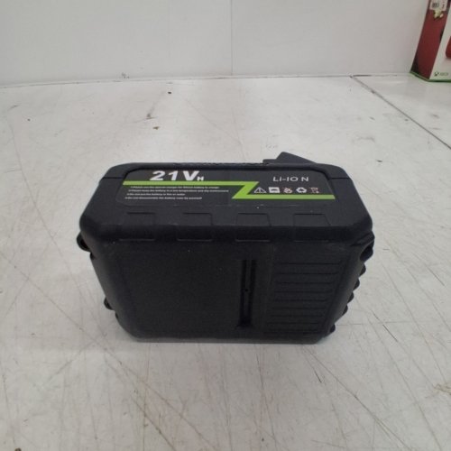 LI-ION REPLACEMENT BATTERY - 21V - BLACK / GREEN image 2