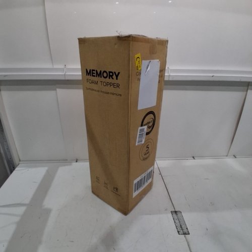 MEMORY FOAM MATTRESS TOPPER - FULL - 2" - GREY image 4