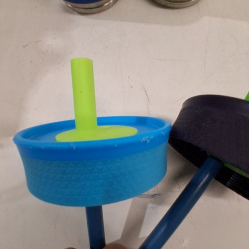 2PK OWALA INSULATED TUMBLER CUPS WITH LEAK PROOF STRAWS - 12OZ - GREEN & BLUE (MODEL: 1907841) image 3