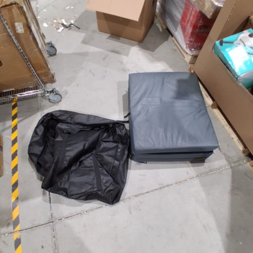 MERICAN FURNITURE ALLIANCE HIDE A' MAT 30" X 74" - TRIFOLD MATTRESS - NAVY (MODEL: 32-5723-604) image 4