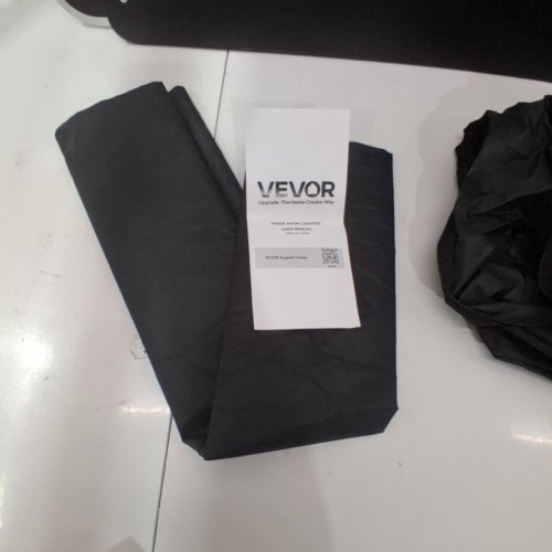 VEVOR FOLDING TABLE FOR BAR/TRADE SHOWS/HOME - 38" X 34" X 15" - 110LB CAP - BLACK/SILVER - (MODEL: DX9930) image 3