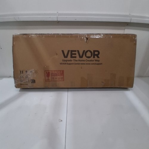 VEVOR FOLDING TABLE FOR BAR/TRADE SHOWS/HOME - 38" X 34" X 15" - 110LB CAP - BLACK/SILVER - (MODEL: DX9930) image 4