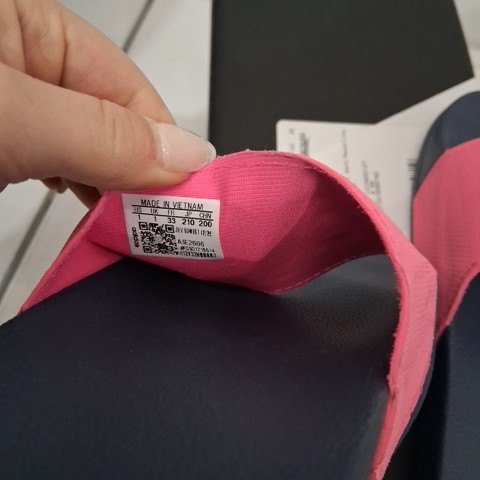 KID'S ADIDAS ADILETTE SHOWER K SLIDES - 1 - NAVY BLUE/PINK (STYLE: IE2606/1977796) image 4