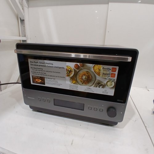PANASONIC COUNTERTOP MICROWAVE OVEN WITH GENIUS SENSOR 2.0 - 11 MODES, 1200W - 1.0 CUBIC FT - METALLIC GREY (MODEL: NN-SF57RMC) image 4