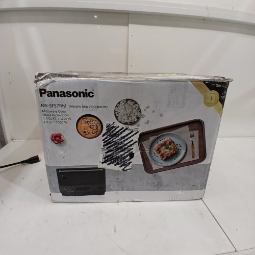 PANASONIC COUNTERTOP MICROWAVE OVEN WITH GENIUS SENSOR 2.0 - 11 MODES, 1200W - 1.0 CUBIC FT - METALLIC GREY (MODEL: NN-SF57RMC) image 7