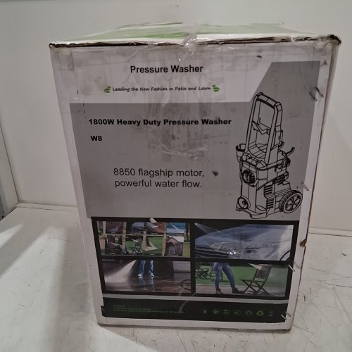 ELECTRIC PRESSURE WASHER - 1800W - GRAY, BLACK, GREEN image 7
