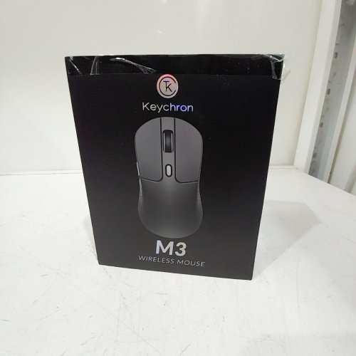 KEYCHRON M3 BLUETOOTH ULTRA-LIGHT ERGONOMIC PROGRAMMABLE MACRO BUTTON WIRELESS MOUSE - 26 K DPI - BLACK (MODEL: M3-A1) image 3
