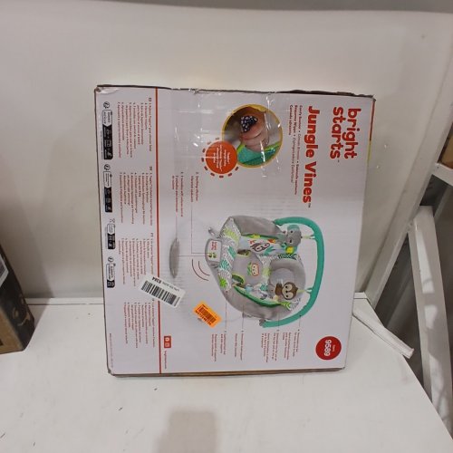 BRIGHT STARTS JUNGLE VINES BABY BOUNCER image 4