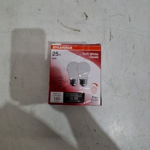 2PK SYLVANIA DIMMABLE INCANDESCENT LIGHT BULB - 25W A19 - 160LM - 2850K image 3