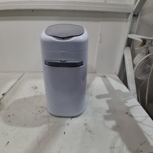 LITTER GENIE PAIL STYLE CAT LITTER WASTE DISPOSAL SYSTEM - WHITE/GREY (MODEL: 00666594210890) image 2