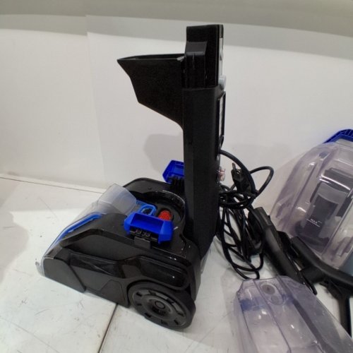 BISSELL POWERCLEAN TURBOBRUSH PET UPRIGHT CARPET CLEANER, POWERFUL & LIGHTWEIGHT - 120V - BLUE - (MODEL:3939C) image 6