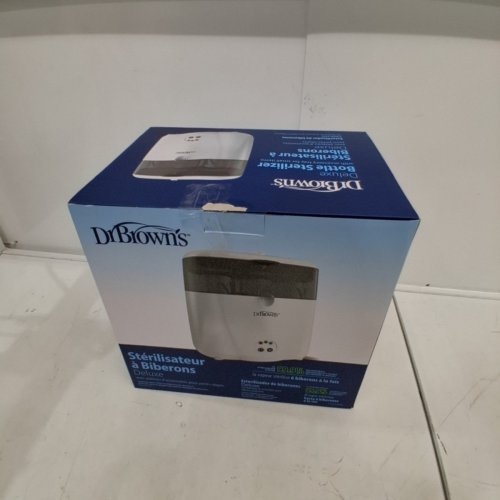 DR BROWNS NATURAL FLOW DELUXE BOTTLE STERILIZER ELECTRIC STEAM SYSTEM - STERILIZES 6 BOTTLES AT ONCE - WHITE (MODEL: AC045) image 5