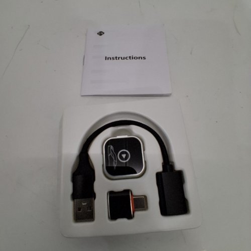 MINI WIRELESS CARPLAY AND BLUETOOTH ADAPTER FOR IOS 10 AND LATER - SILVER (MODEL: YK-G06-SILVER) image 4