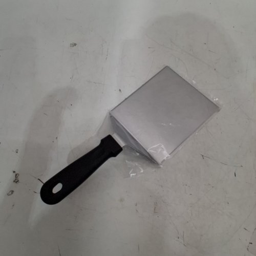 STAINLESS STEEL KITHCEN GRIDDLE SPATULA - 12" - SILVER / BLACK image 2