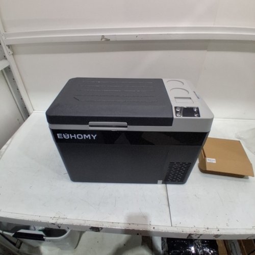 EUHOMY CAR ELECTRIC REFRIGERATOR COOLER WITH APP CONTROL - 30QT - 12V - BLACK/GREY (MODEL: J30) image 3