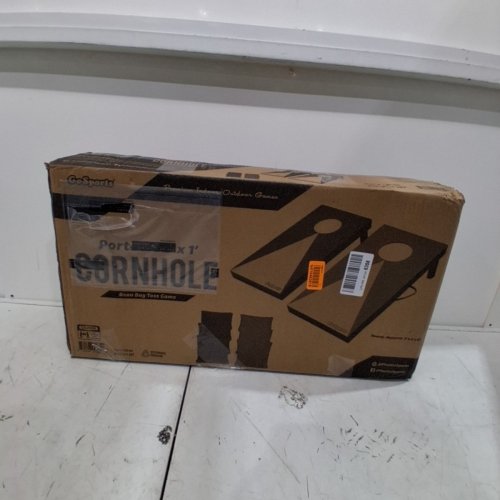 2PC GOSPORTS PORTABLE CORNHOLE GAME SET - 2FT X 3FT - BLUE / WHITE image 5