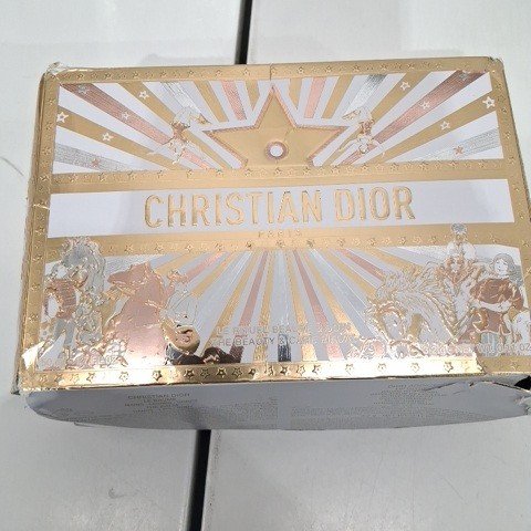 3PC DIOR THE BEAUTY AND CARE RITUAL GIFT SET - LE BAUME 50ML - LIP GLOW E 001 PINK AND CASE - GOLD image 2