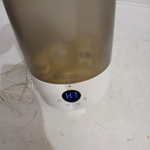 HOMVANA ULTRASONIC HUMIDIFIER WITH LED MOOD LIGHTING - 3.6L - WHITE/TRANSPARANT (MODEL: H101) image 2
