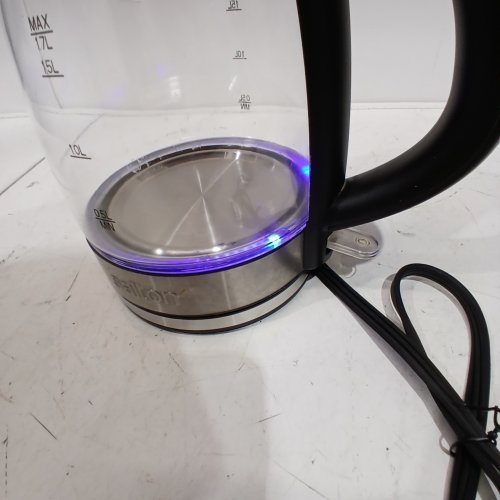 SALTON CORDLESS ELECTRIC TEMPERATURE CONTROL KETTLE - 1.7L - STAINLESS STEEL/BLACK (MODEL: 1691572) image 2