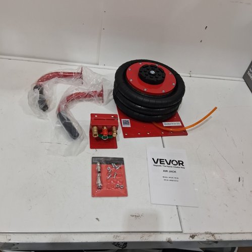 TRIPLE BAG AIR JACK WITH SIX STEEL PIPES - 3 TON/6600 LBS - RED - (MODEL:HR-3B) image 2