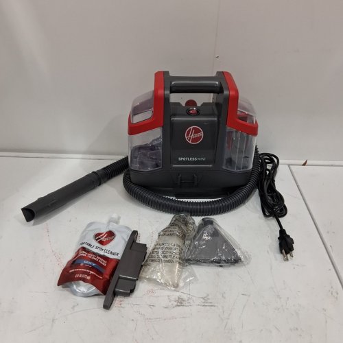 HOOVER SPOTLESS MINI CORDED PORTABLE SPOT CLEANER - 120V , 3.5A - RED AND GRAY (MODEL: FH12300) image 3