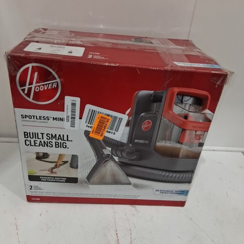 HOOVER SPOTLESS MINI CORDED PORTABLE SPOT CLEANER - 120V , 3.5A - RED AND GRAY (MODEL: FH12300) image 6