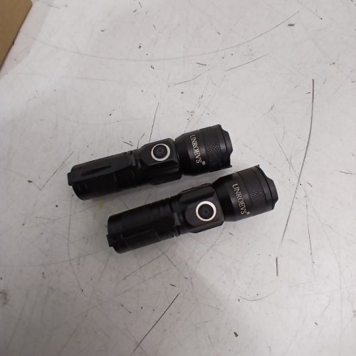 2PK UNROEVS RECHARGEABLE MAGNETIC MINI FLASHLIGHT - BLACK image 3