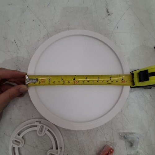 ULTRA-THIN FLUSH MOUNT PANEL LED LIGHT - 18W - 3000K-6500K - 9" - WHITE (MODEL: SYXDD220-18W-01) image 4