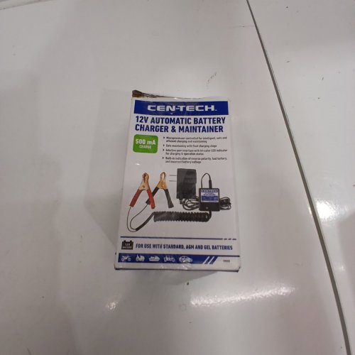 CEN-TECH 12V AUTOMATIC BATTERY CHARGER & MAINTAINER - 500MA (ITEM: 59000) image 5