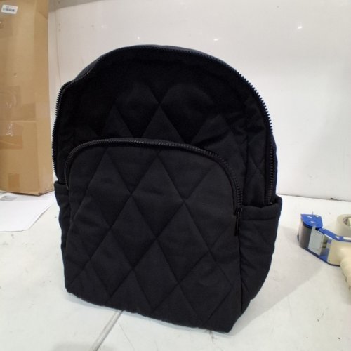 LIGHTWEIGHT QUILTED BACPACK WITH LAPTOP SLEEVE - BLACK (MODEL:2091517) image 2
