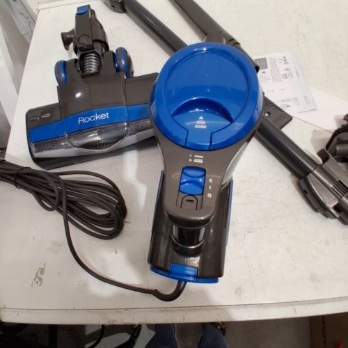 SHARK ROCKET PET ULTRA-LIGHT CORDED STICK & HANDHELD VACUUM CLEANER - BLUE & GREY (MODEL: HV300C-U4) image 2