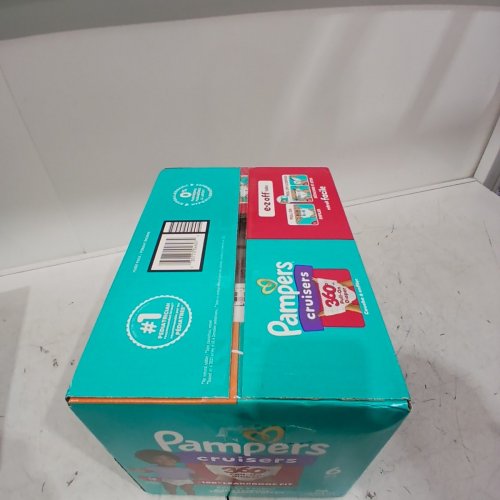 76PK PAMPERS CRUISERS 100% LEAKPROOF 360° GAP-FREE FIT DIAPERS - SIZE 6 image 3