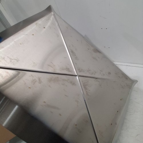 SHELTER FIREPLACE BOLT ON SINGLE FLUE CHIMNEY COVER - STAINLESS STEEL - 9" X 13" (MODEL:SCSS913) image 4