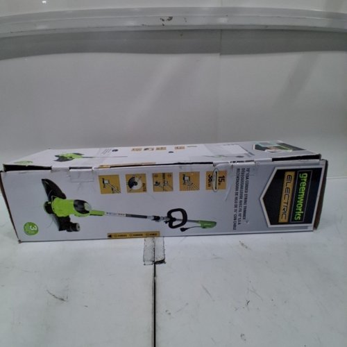 GREENWORKS CORDED STRING TRIMMER - 15" - 5.5AMP - GREEN - (MODEL: 21272) image 6
