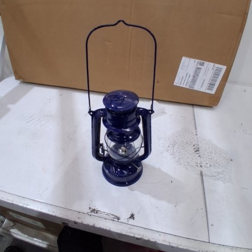 BEUFEE HURRICANE KEROSENE OIL HANGING LANTERN LIGHT - 9.6" - DARK BLUE (MODEL: BEUFEEG0325NMVCX-01) image 7
