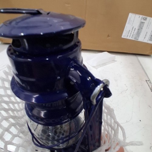 BEUFEE HURRICANE KEROSENE OIL HANGING LANTERN LIGHT - 9.6" - DARK BLUE (MODEL: BEUFEEG0325NMVCX-01) image 9