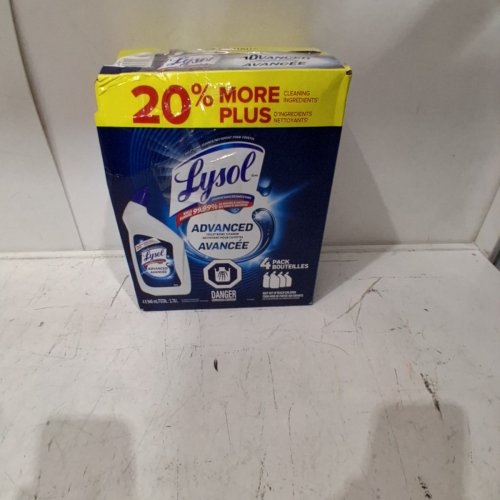 4PK LYSOL ADVANCED TOILET BOWL CLEANER - 946ML/BOTTLE (MODEL: 937319) image 4